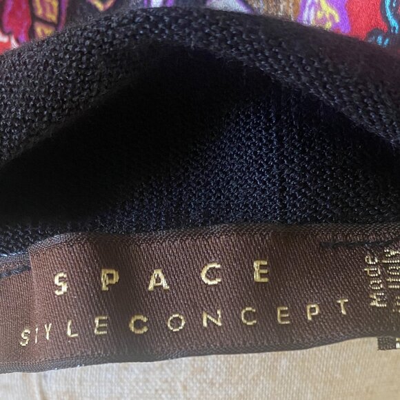 Beautiful And Unique Satin And Knit Blouse Made In Italy - Picture 6 of 8